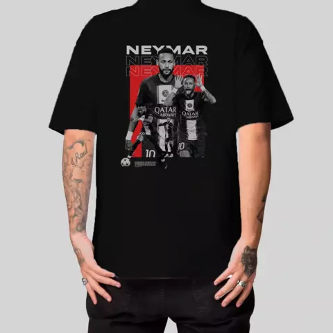 Camiseta Masculina Oversized Neymar Jr