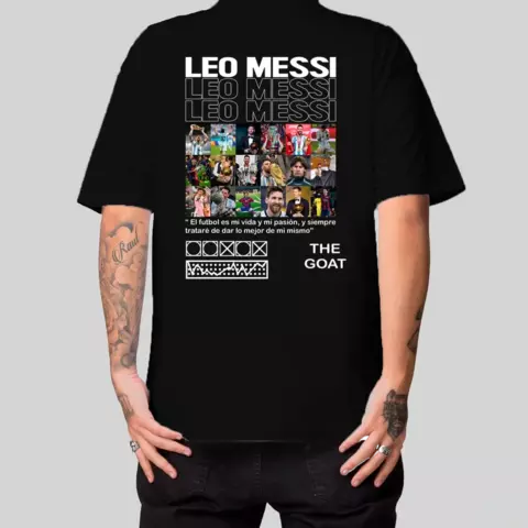 Camiseta Masculina Oversized Messi