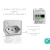 MODULO TOMADA INTELIGENTE WIFI MD-M3S JWCOM SMART