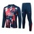 Conjunto Paris Saint German Pré-jogo 24/25 - Masculino Nike - Azul com detalhes em vermelho e branco