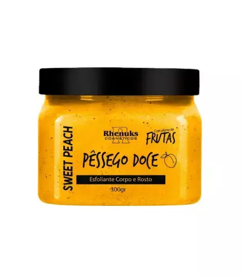 Esfoliante Corpo e Rosto Rhenuks - Pêssego Doce