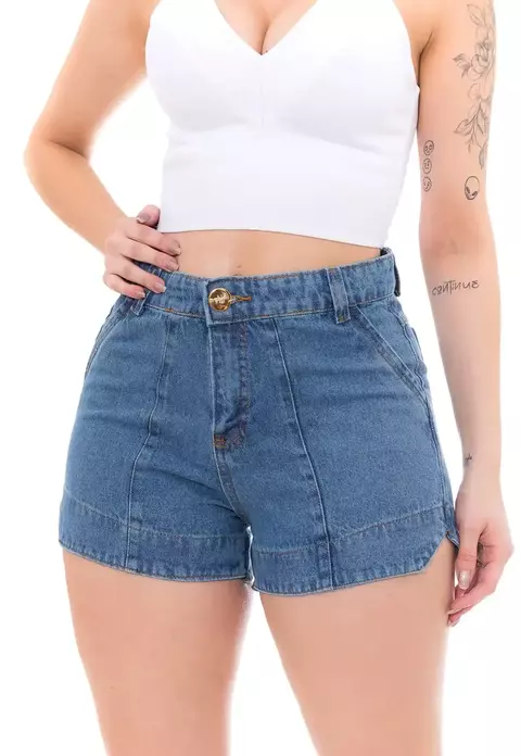 Shorts Jeans Feminino Verão 2026