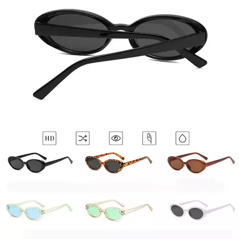 Óculos transparentes com armação oval, nova versão coreana da rede de tiro de ru