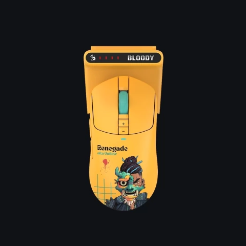 Mouse Gamer Sem Fio A4TECH R72 Pro – Leve, Sensor PAW3395, ideal para FPS/Esports