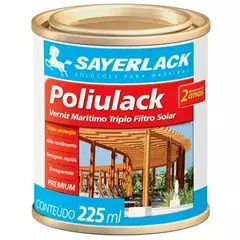 Verniz Marítimo Poliulack Brilhante 225 ml Sayerlack - comprar online