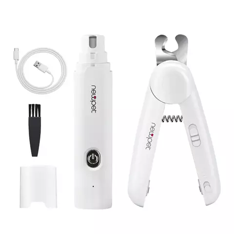Newpet Cortador de unhas de cachorro recarregável 2 em 1 Carregamento USB Cortador - comprar online
