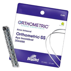 Arco de Aço Crni Ss Braided 8 Filamentos - Orthometric