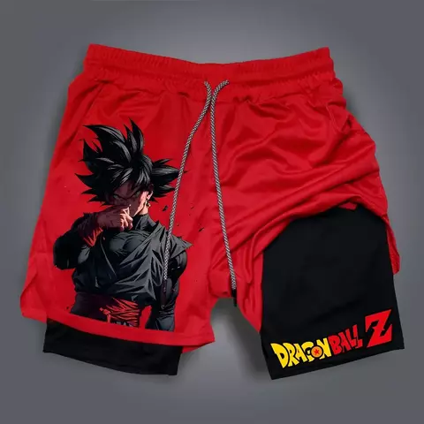 Dragon Ball Anime Impresso Shorts Esportivos Homem
