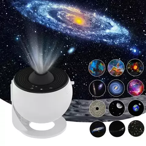 Luminária Galáxia GalaxyLamp 12 Em 1 Projetor de Luz Noturna 360