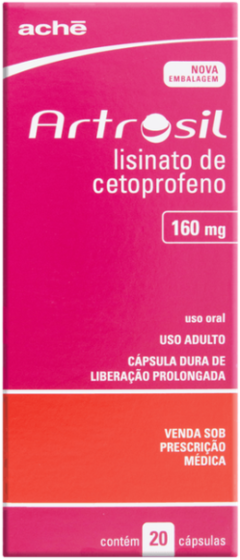 ARTROSIL 160MG 20CAP GEL DURA - comprar online