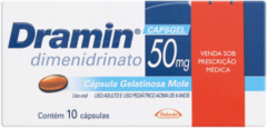 DRAMIN CAPSGEL 50MG 10CAP - comprar online