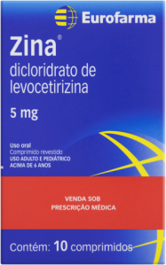 ZINA 5MG 10CP REV - comprar online