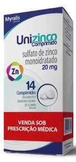UNIZINCO 20MG 14CP - comprar online