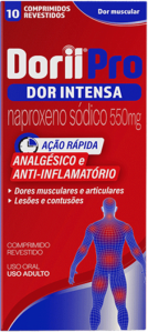 DORIL 500MG+30MG 10CP - comprar online