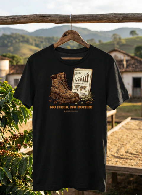 Camiseta - No Field No Coffee