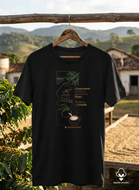 Camiseta - Respeite a Jornada - Algodão Peruano