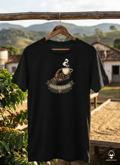 Camiseta - Xícara do Futuro - Algodão Peruano