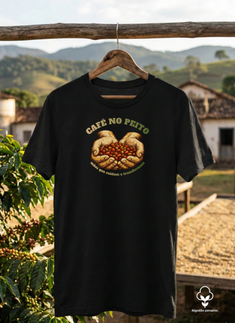 Camiseta - Mãos que Transformam - Algodão Peruano