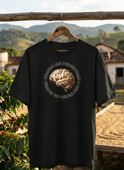 Camiseta - O que tenho na cabeça - Oversized