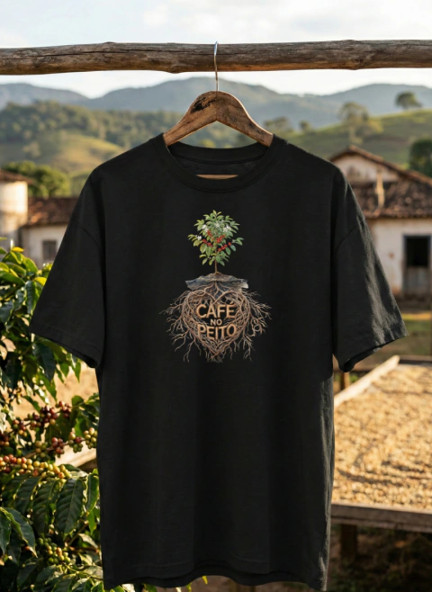 Camiseta - Raízes em Aquarela - Oversized