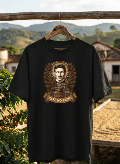 Camiseta - Nicola Tesla - Oversized