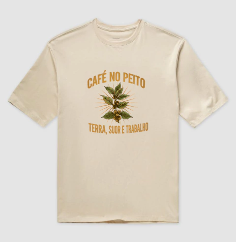 Camiseta - Terra, Suor e Trabalho (Oversized) - comprar online