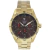 Relógio Masculino de Aço MultiFunção Tuguir Analógico Infinity TGI37064 Dourado/Branco