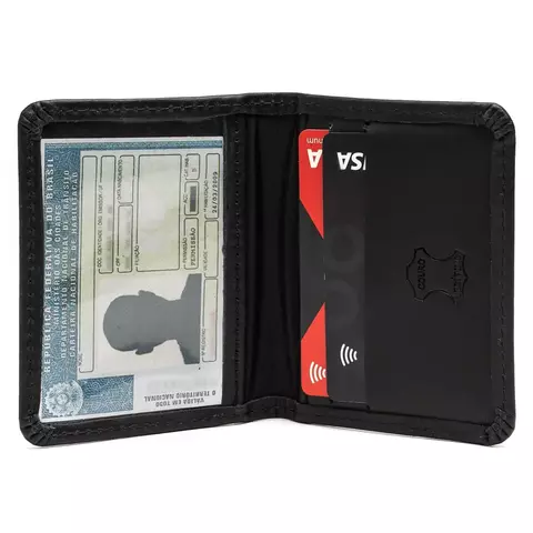 Carteira em Couro slim