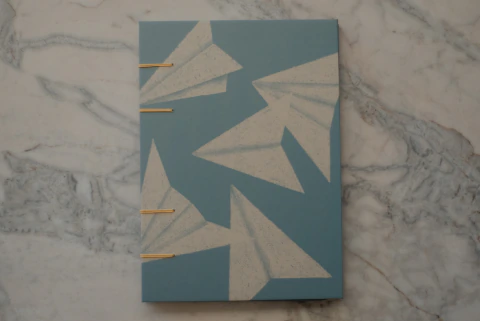 Planner Viagem A5 . Avião de Papel