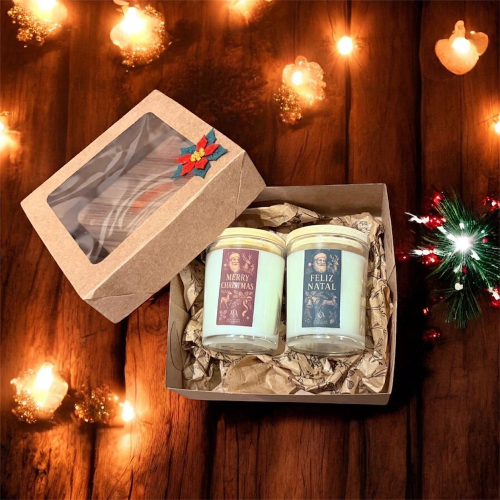 Kit Duo Velas Natalinas - 65g cada