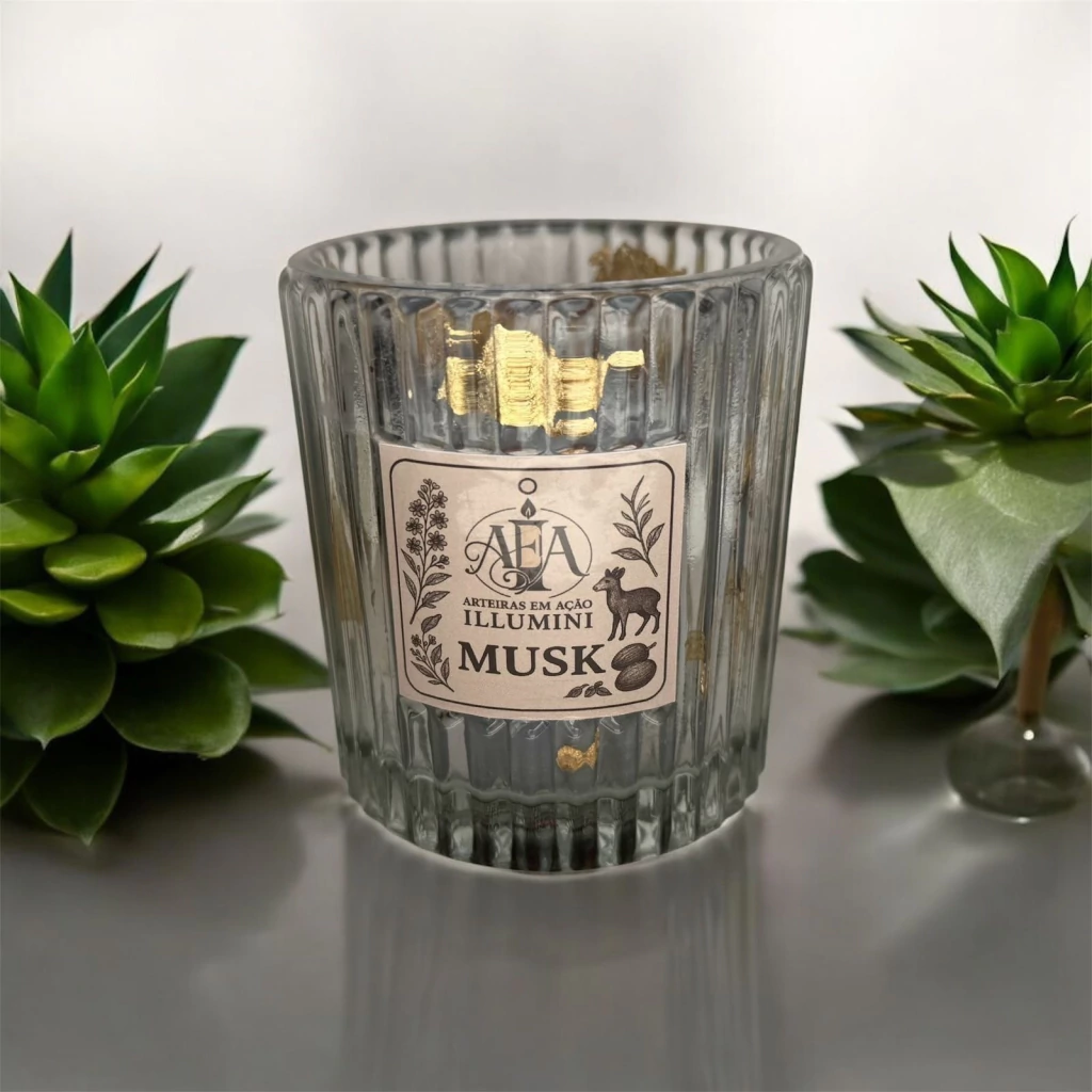 Vela Aromática Premium Musk 160g