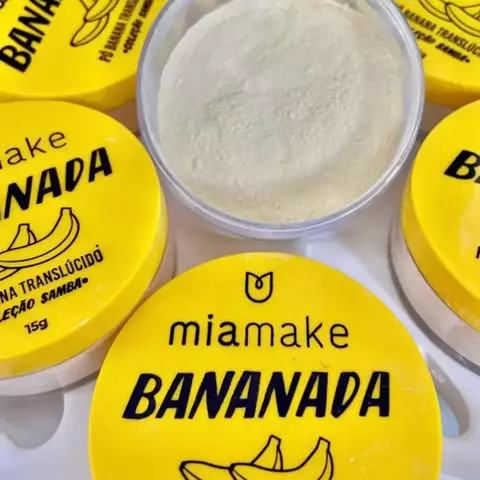 Pó Banana Translúcido Coleção Samba Mia Make 15g
