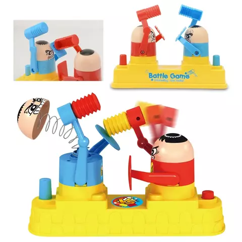 Mini Hammer Battle Brinquedos para Meninos e Meninas, Batendo Cabeça Infantil, L