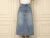 Pollera Denim Midi Premium SHAPLE - comprar online