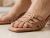 Sandalia Mule Bottero - Nude con Multitiras y Hebillas - comprar online