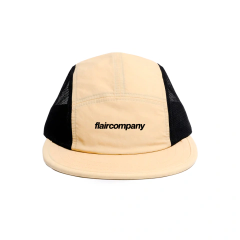 Boné Five Panel Flair Company Bege/Preto