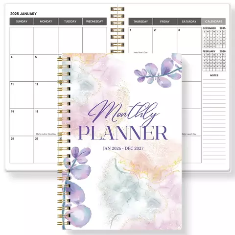 Planejador A5 2026/2027 – Semanal, Mensal e Notas - comprar online