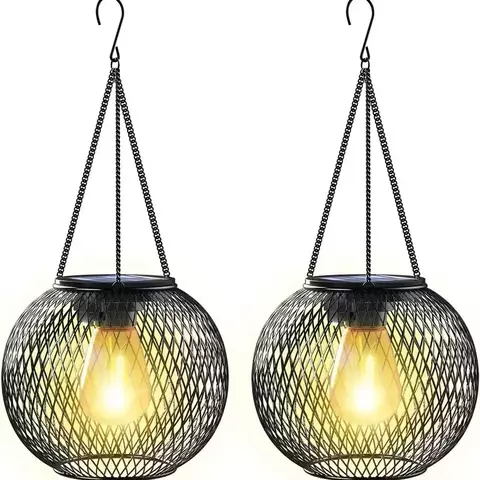 Lanterna Solar Externa à Prova d’Água – Luz Decorativa Suspensa - comprar online
