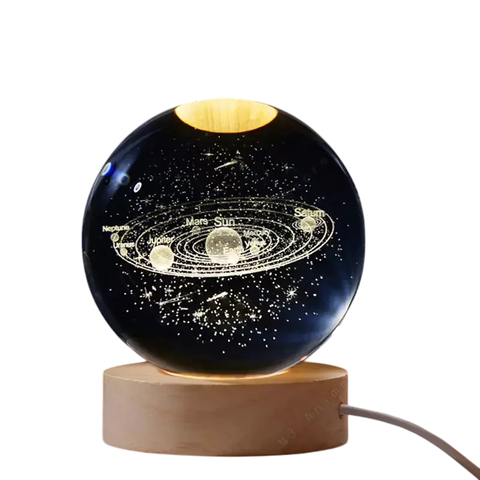 Luminária Esfera Decorativa Universo LED – Planeta Terra, Lua, Galáxia e Sistema Solar - comprar online