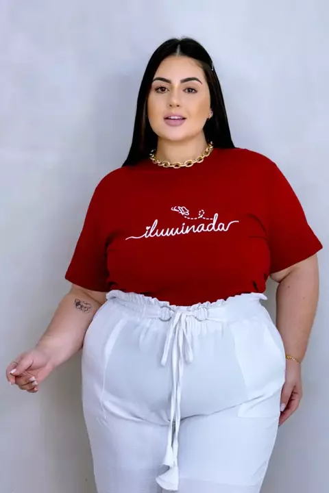 T-Shirt Plus Size Iluminada