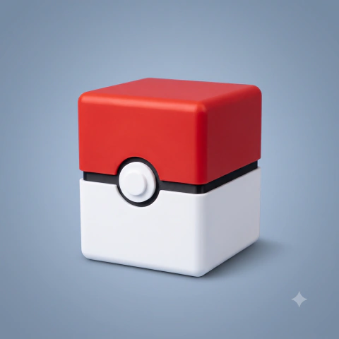 Deck Box Poké Ball – Caixa para Cartas TCG | Impressão 3D