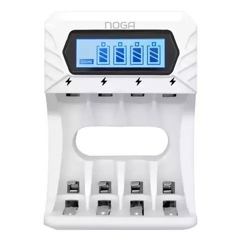 Cargador De Pilas Usb-c Noga Ng-6000c Aa Aaa