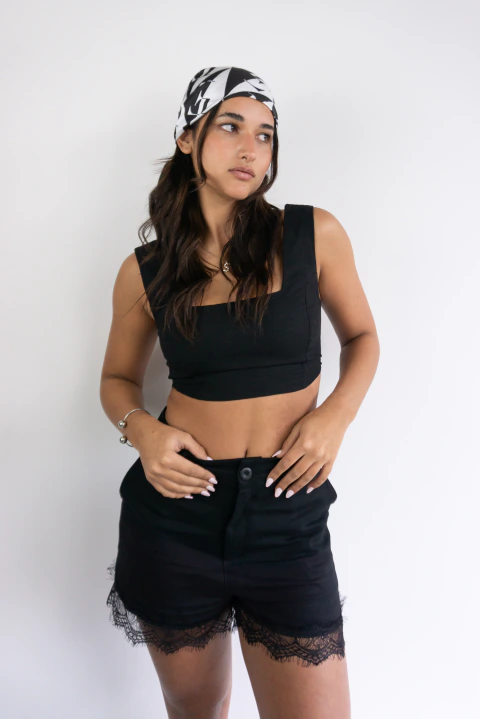 Top Tulum Negro