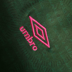 Camisa Fluminense II Edição Especial Cartola 23/24 - Feminina Umbro - Verde com detalhes em rosa - EM SPORTS
