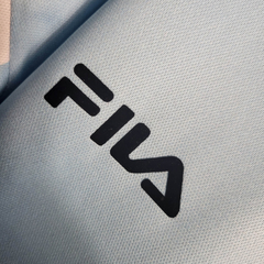 Camisa Retrô Seleção da Argentina 2010 Maradona - Fila Masculina - Azul com detalhes em branco e preto - EM SPORTS