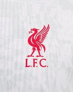 Camisa Liverpool III 24/25 - Torcedor Nike Masculina - Branca com detalhes em vermelho e cinza - loja online