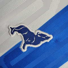 Camisa Paysandu I 24/25 - Torcedor Lobo Feminina - Branca com listra azul - EM SPORTS