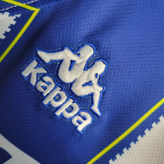 Camisa Retrô Porto I 1997/1999 - Kappa Masculina - Branca com detalhes em azul - EM SPORTS