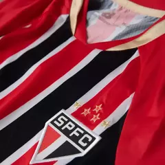 Imagem do Camisa São Paulo II 25/26 - Torcedor New Balance Feminina - Vermelha e preta