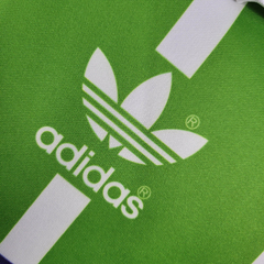 Camisa Retrô Palmeiras I 1992/1993 - Masculina Adidas - Verde com listras em branco - EM SPORTS
